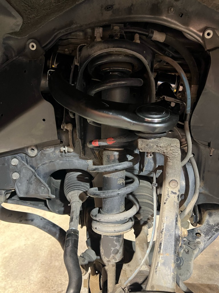 Front suspension and control arm repair